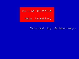 Slide Puzzle — sstitle (WOR)
