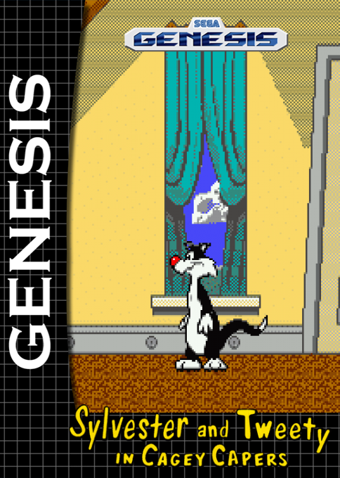 Sylvester & Tweety in Cagey Capers — box-2D (SS)