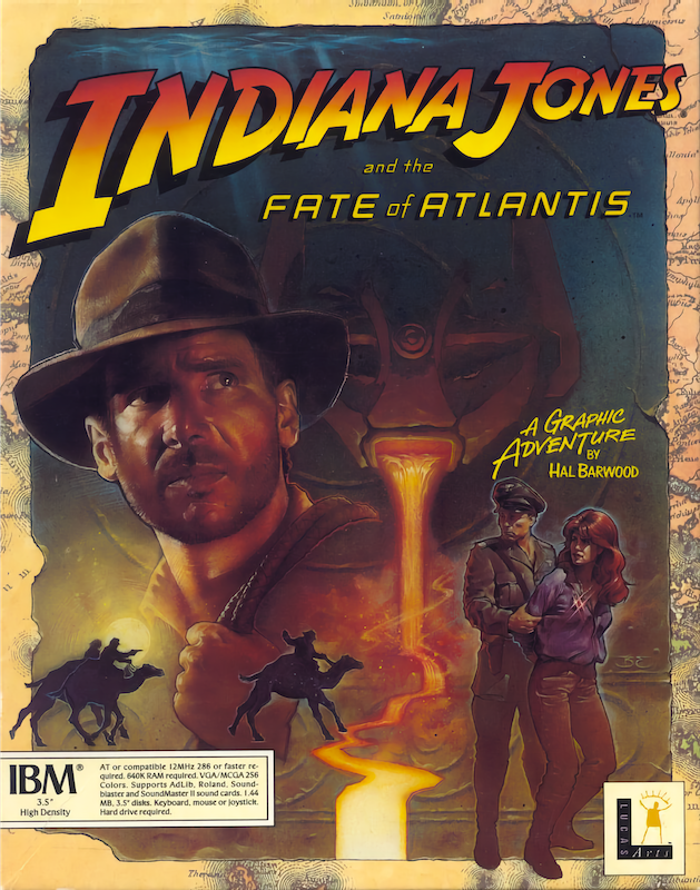 Indiana Jones And The Fate Of Atlantis box art
