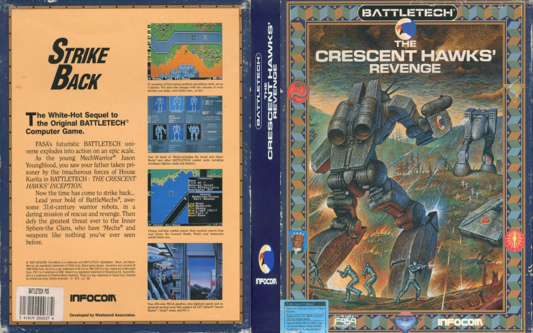 Battletech - The Crescent Hawk's Revenge — box-texture (EU)