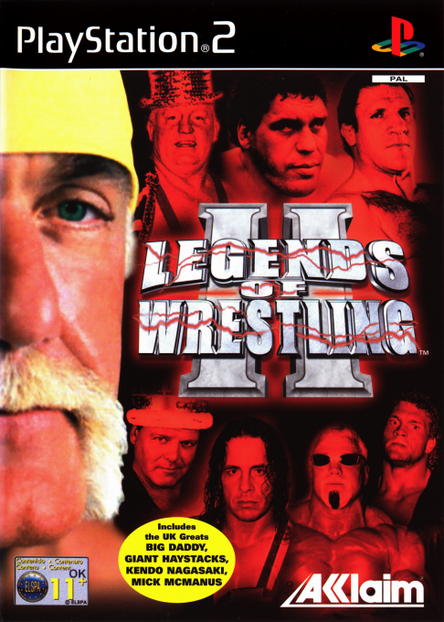Legends of Wrestling II — box-2D (EU)