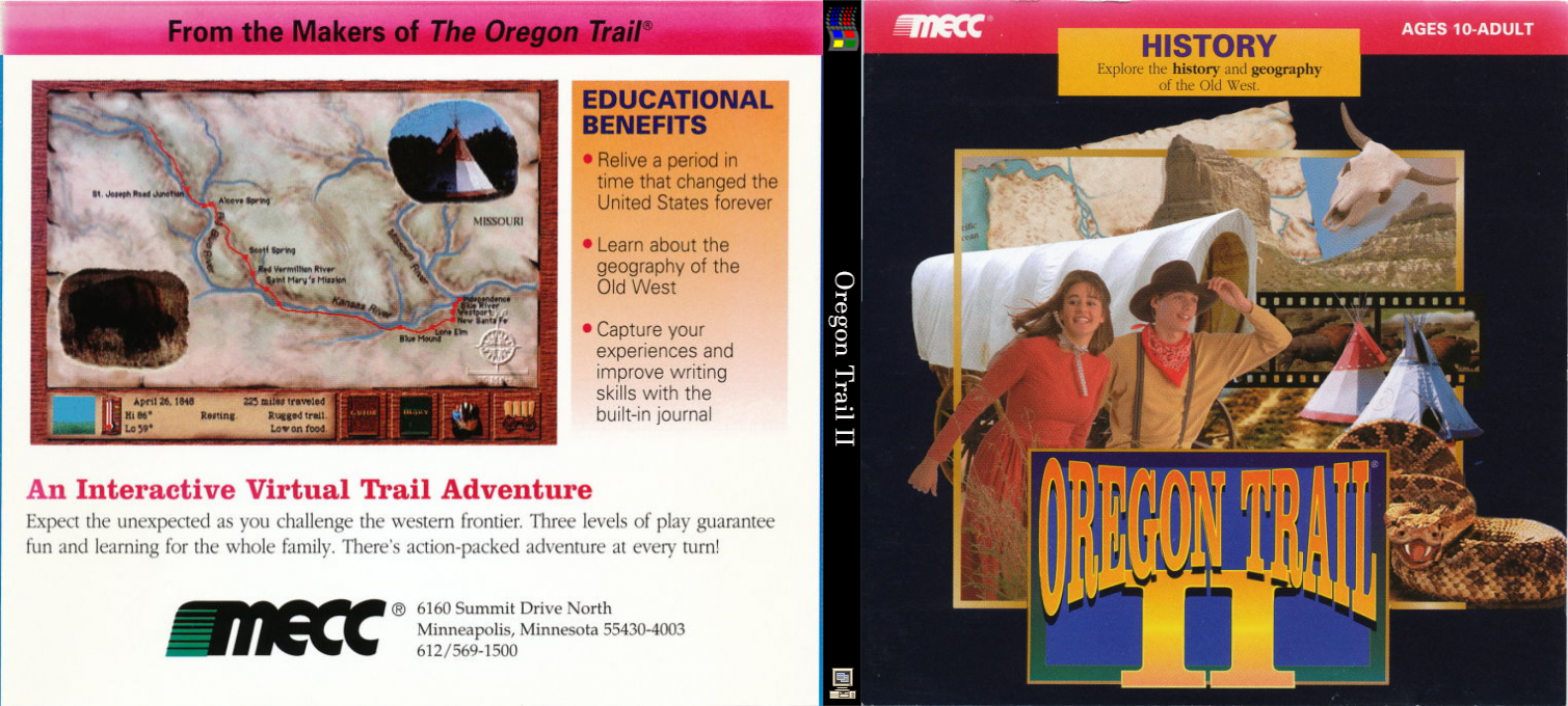 Oregon Trail II — box-texture (CUS)