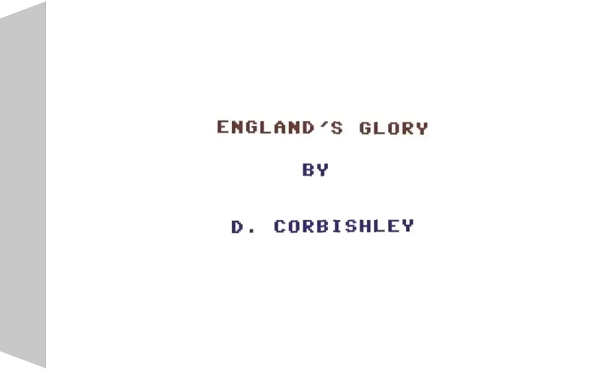 England's Glory — box-3D (WOR)