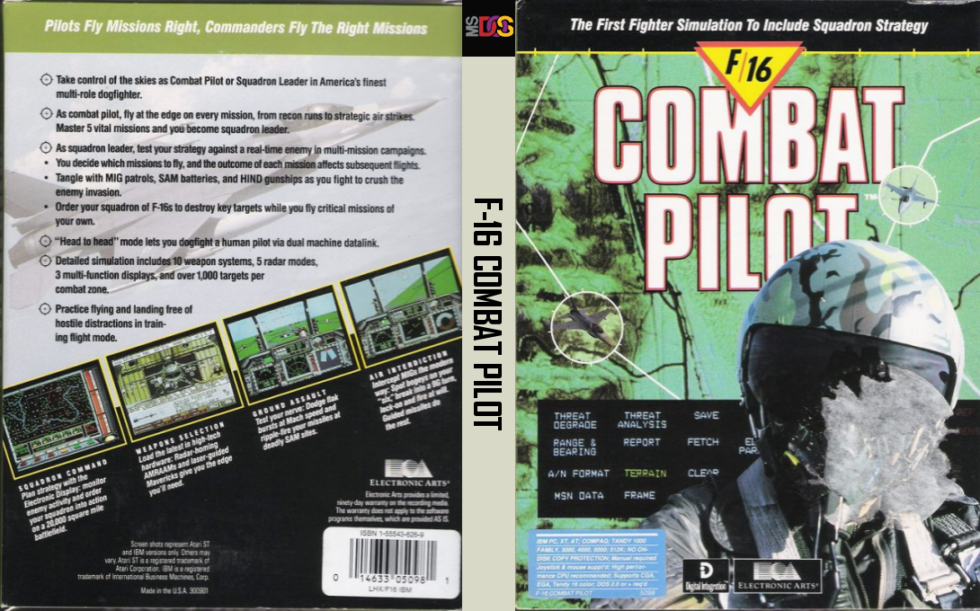 F-16 Combat Pilot — box-texture (US)