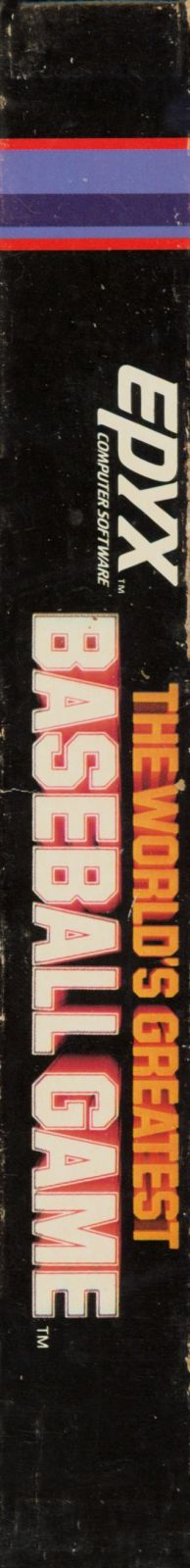 World's Greatest Baseball Game, The — box-2D-side (US)