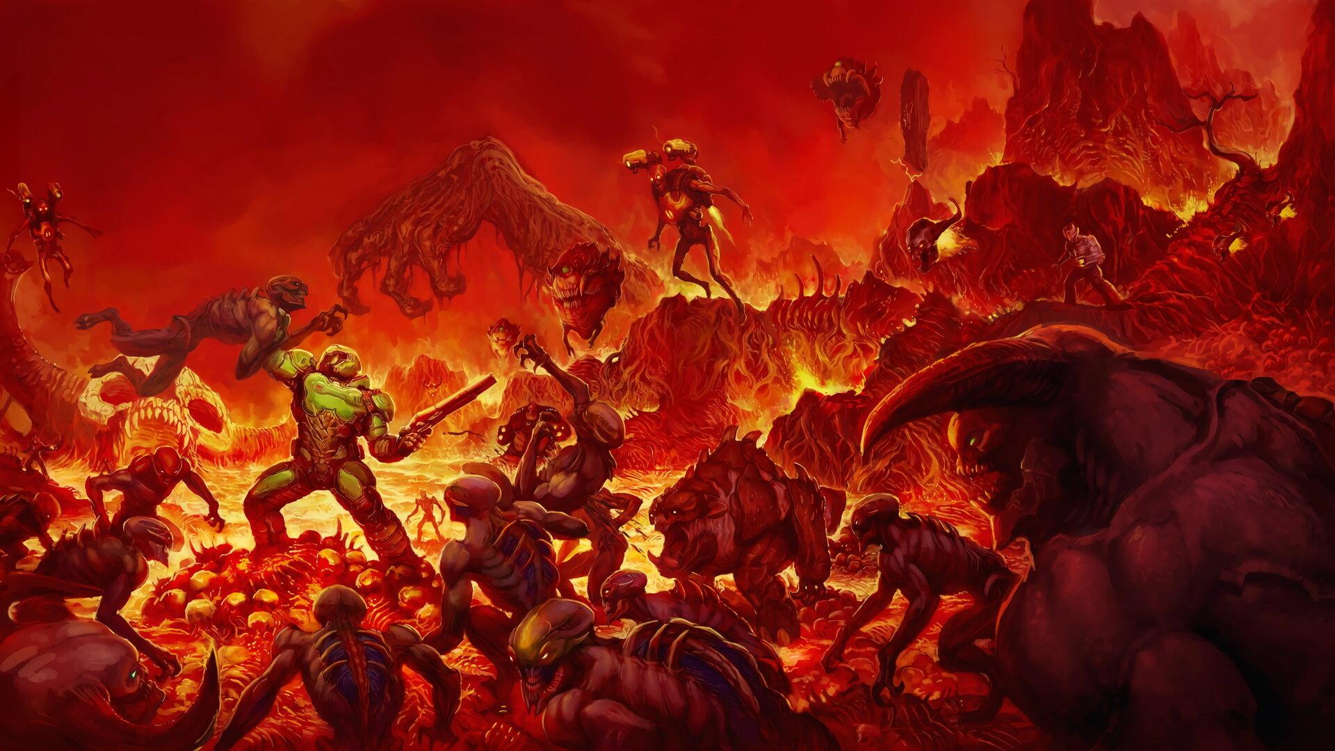 DOOM plus DOOM 2 — fanart
