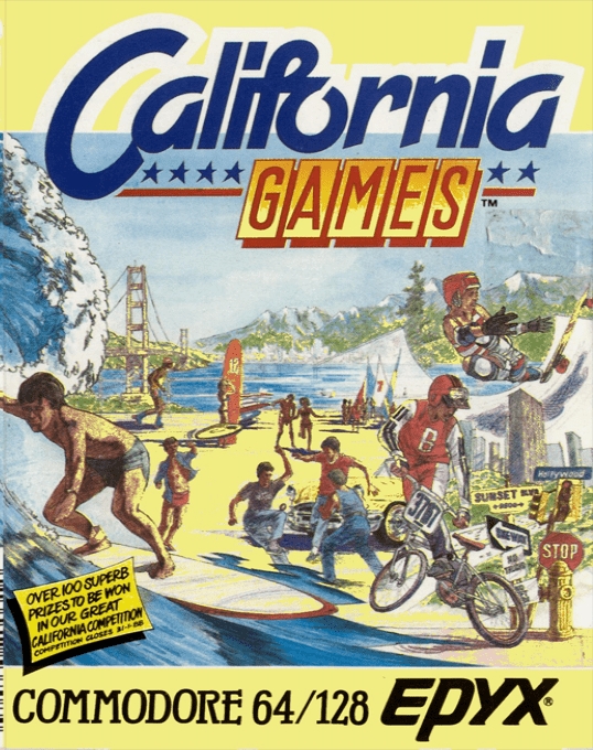 California Games — box-2D (EU)