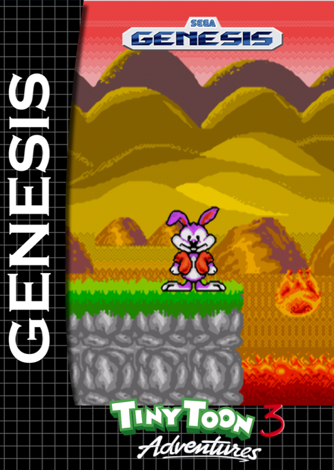 Tiny Toon Adventures 3 — box-2D (SS)