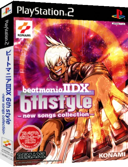 Beatmania II DX 6th Style - New Songs Collection — box-3D (JP)