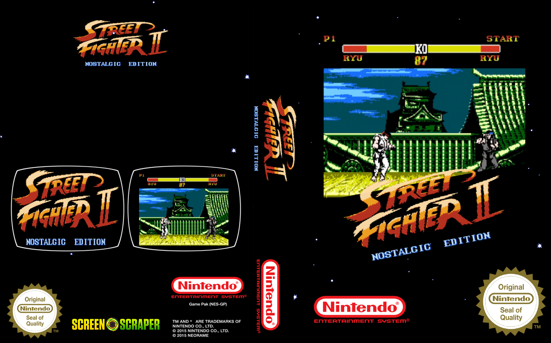 Street Fighter II - Nostalgic Edition — box-texture (SS)