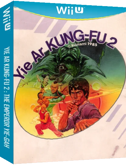 Yie Ar Kung-Fu 2 — box-3D (JP)