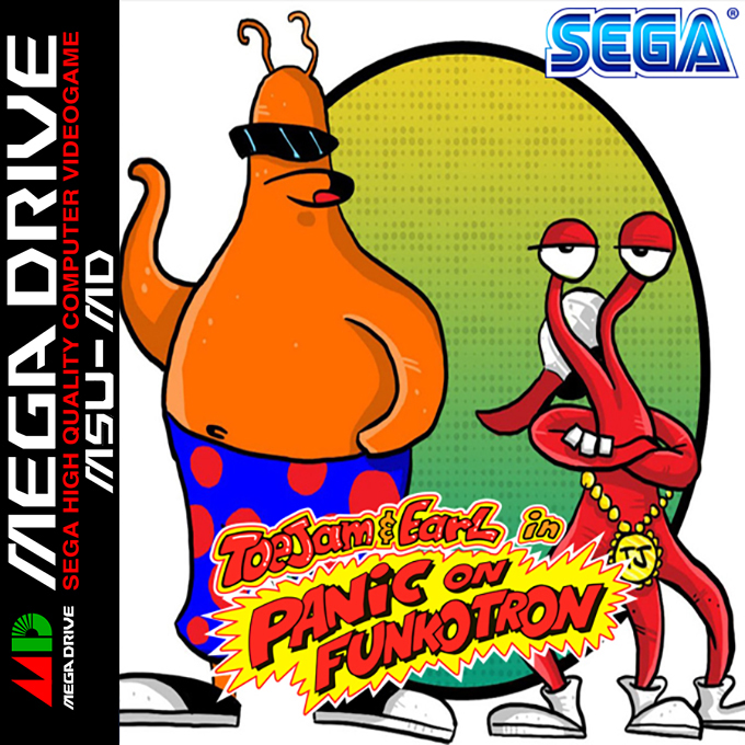 ToeJam & Earl in Panic on Funkotron box art