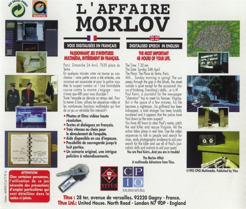 L'affaire Morlov — box-2D-back (EU)