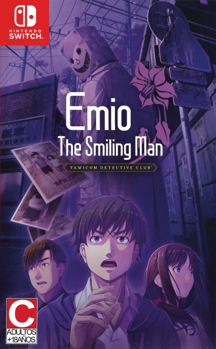 Famicom Detective Club - Emio The Smiling Man — box-2D (MEX)