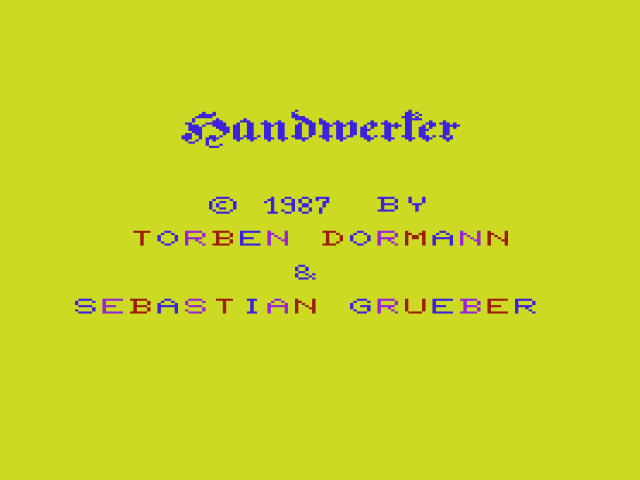 Handwerker — sstitle (WOR)
