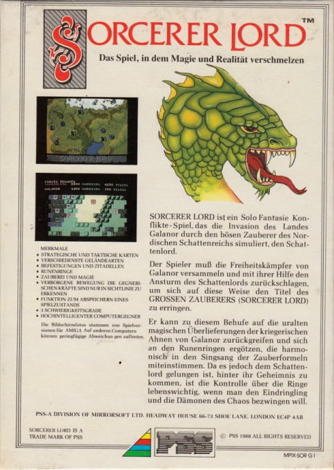 Sorcerer Lord — box-2D-back (DE)