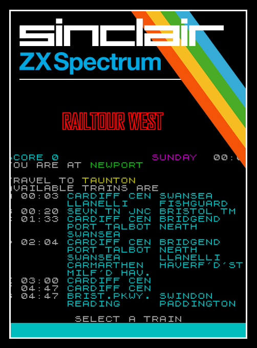 Railtour West box art