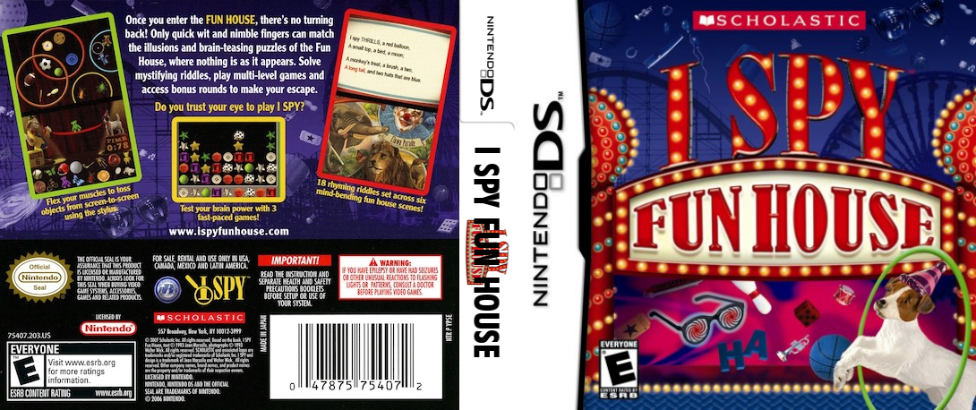 I Spy - Fun House — box-texture (US)