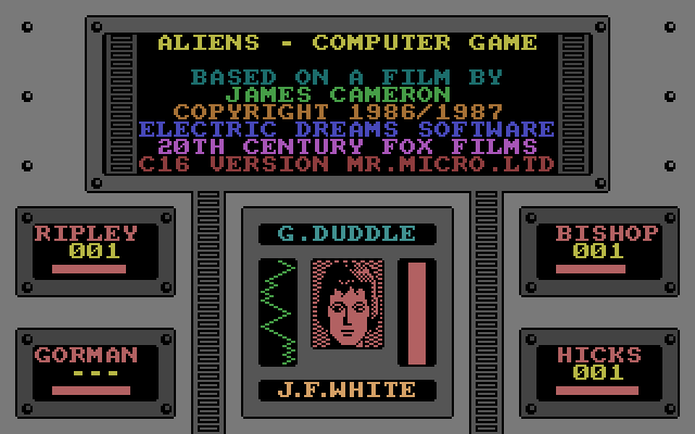 Aliens - The Computer Game — sstitle (EU)