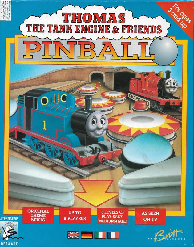 Thomas the Tank Engine and Friends Pinball box art