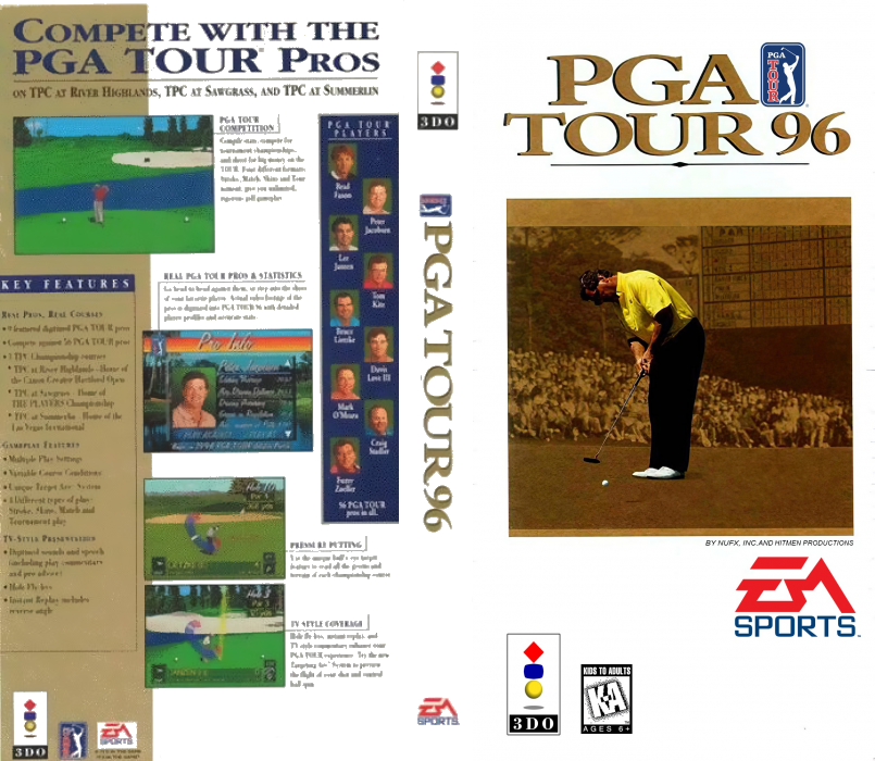 PGA Tour 96 — box-texture (US)