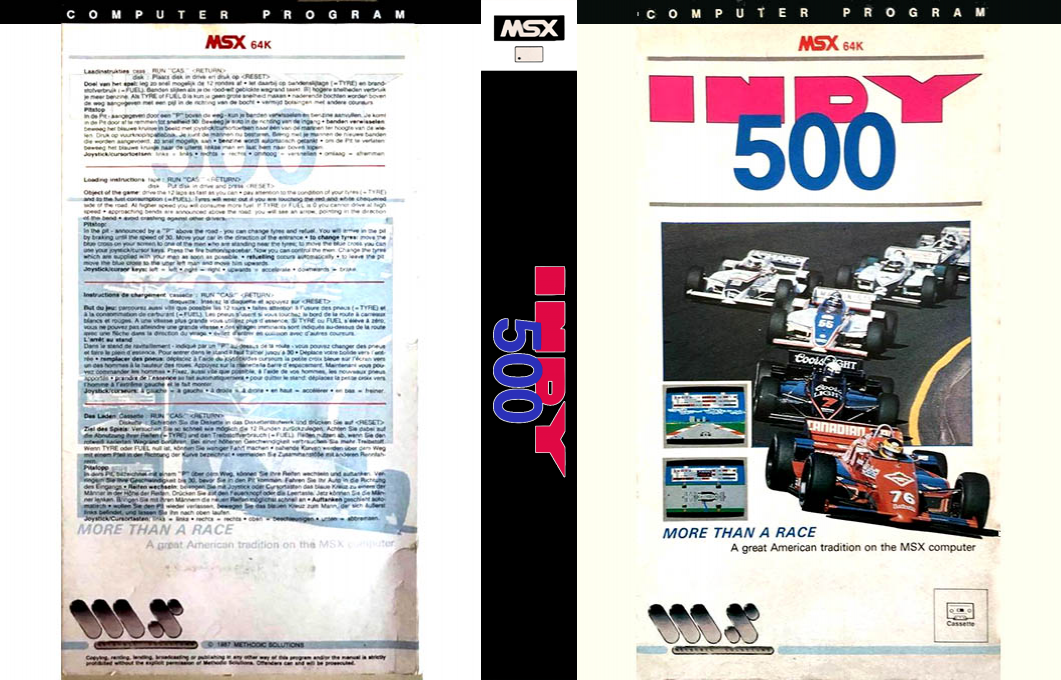 Indy 500 — box-texture (EU)
