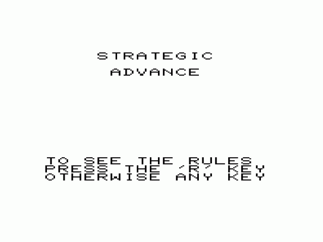 Strategic Advance — sstitle (WOR)