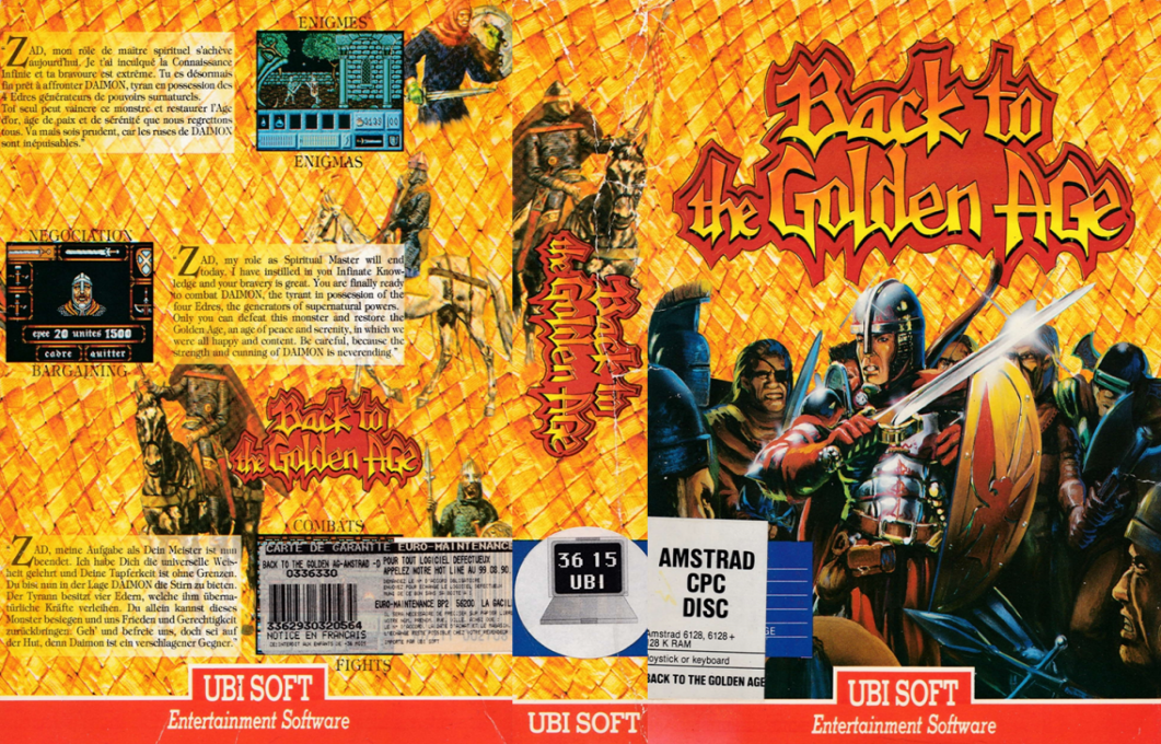 Back To The Golden Age — box-texture (EU)