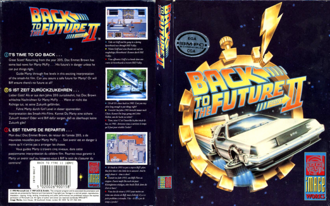 Back To The Future Part 2 — box-texture (EU)