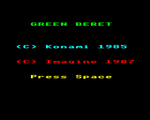 Green Beret — sstitle (WOR)