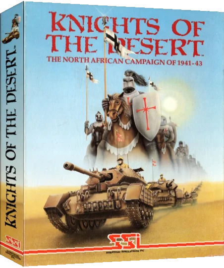 Knights of the Desert — box-3D (US)