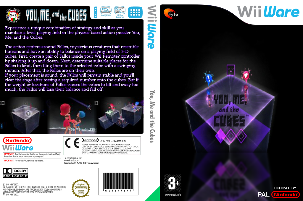You, Me, And The Cubes — box-texture (EU)