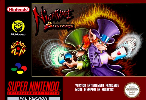 Nightmare Busters — box-2D (EU)