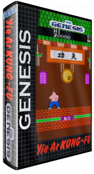 Yie Ar Kung-Fu — box-3D (SS)