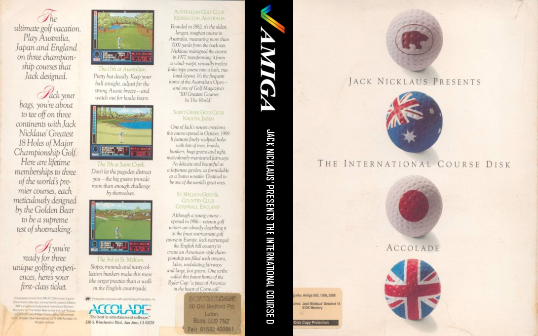 Jack Nicklaus Presents the International Course Disk — box-texture (WOR)