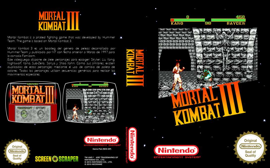 Ultimate Mortal Kombat 3 — box-texture (SS)