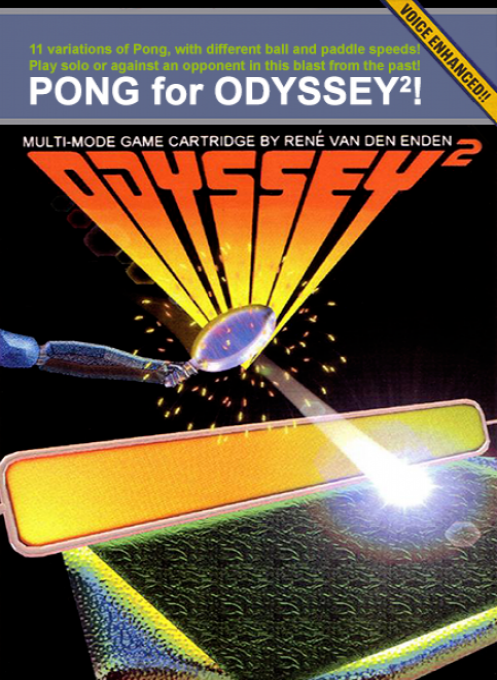 Pong For Videopac And Odyssey²! box art
