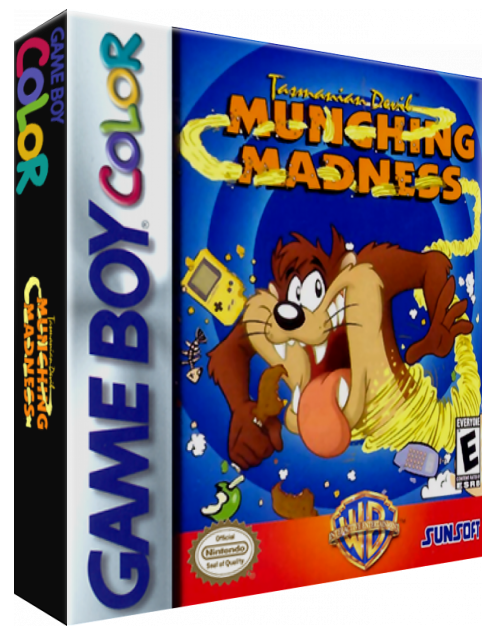 Tazmanian Devil - Munching Madness — box-3D (US)