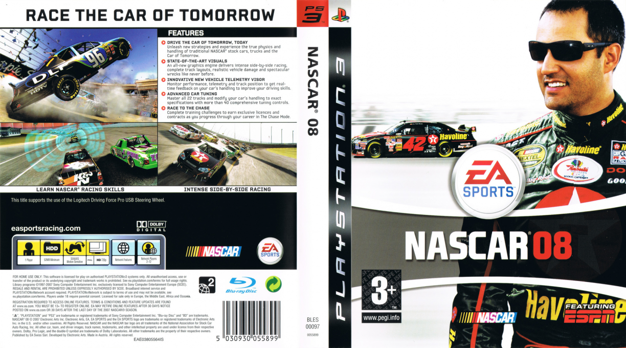 NASCAR 08 — box-texture (EU)