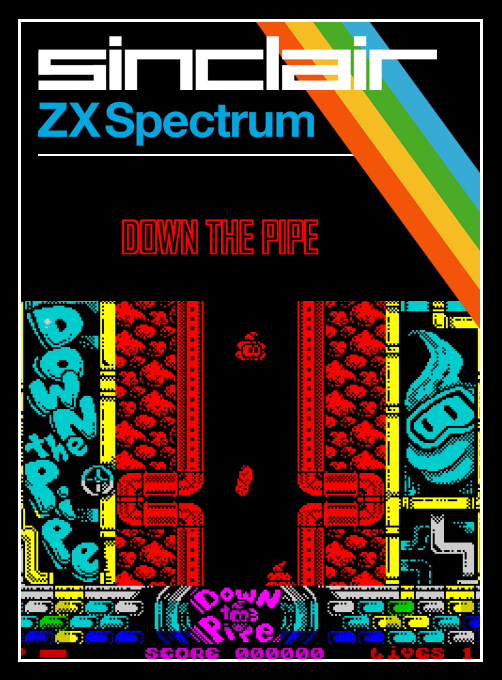Down the pipe box art