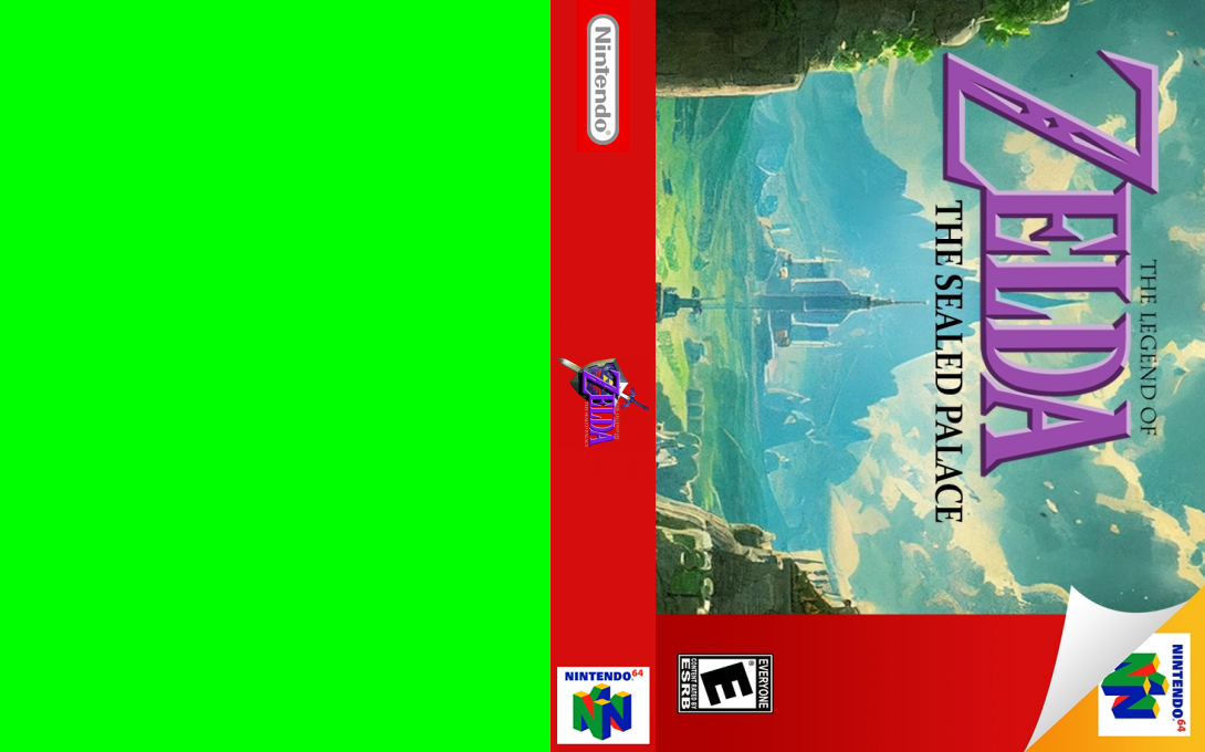 The Legend of Zelda : The Sealed Palace — box-texture (US)