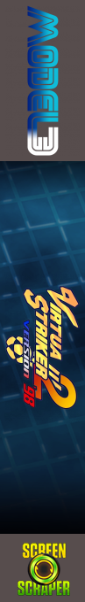 Virtua Striker 2 '98 — box-2D-side (SS)