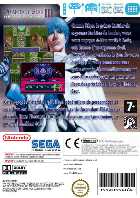 Phantasy Star 3 - Generations Of Doom — box-2D-back (FR)