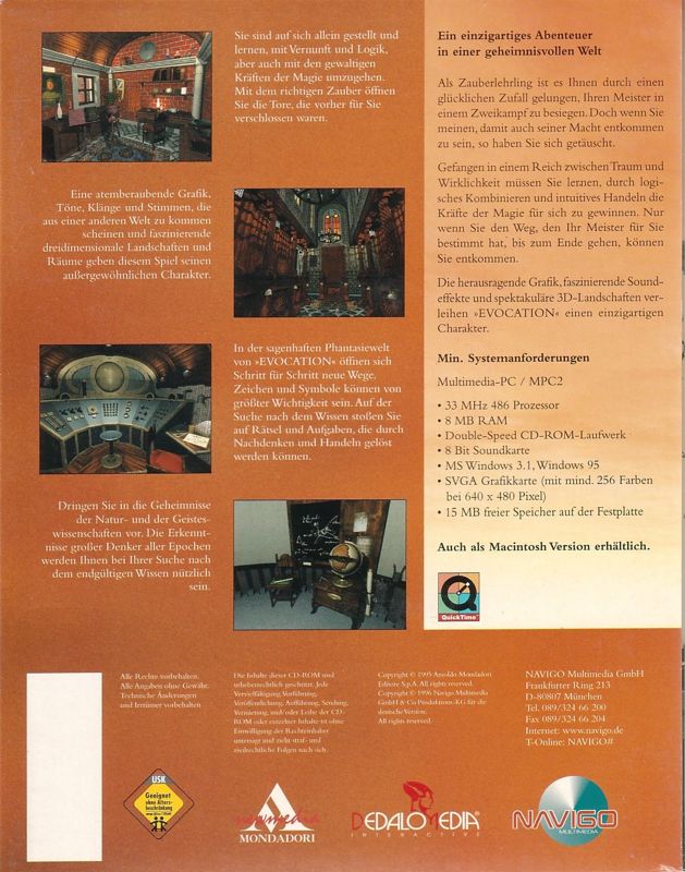 Evocation Oltre il Sogno — box-2D-back (WOR)