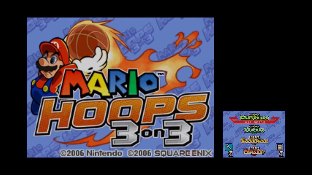 Mario Hoops 3-On-3 — sstitle (WOR)