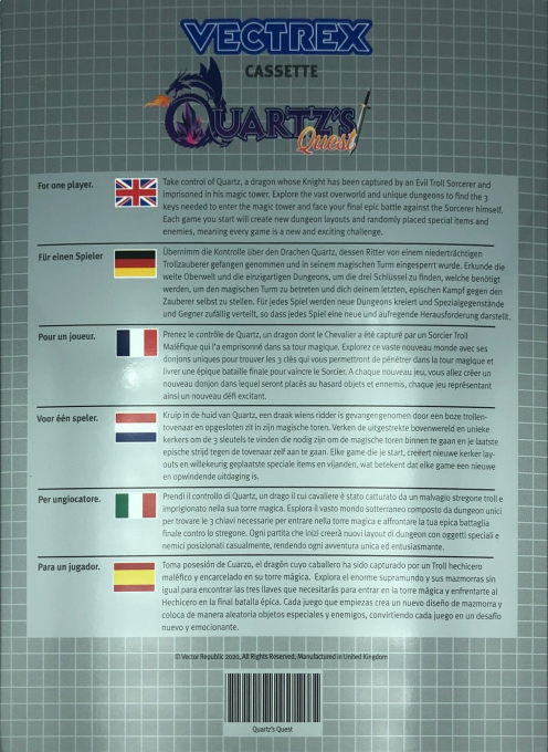 Quartz's Quest — box-2D-back (WOR)