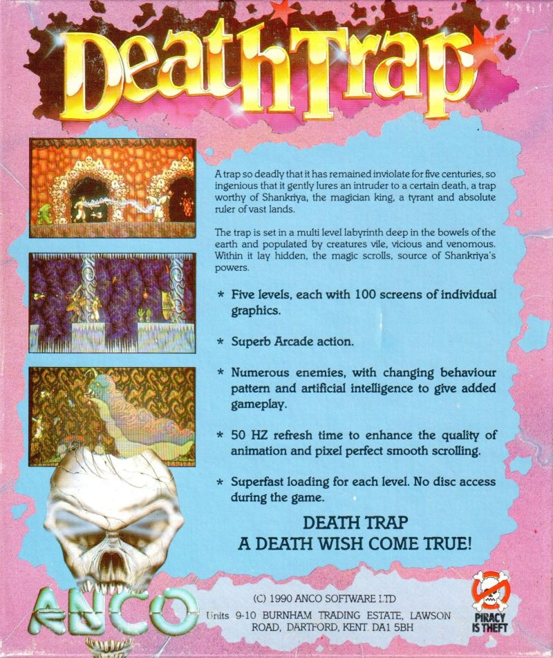 Death Trap — box-2D-back (WOR)