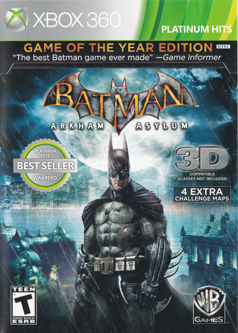 Batman - Arkham Asylum - Game of the Year Edition box art