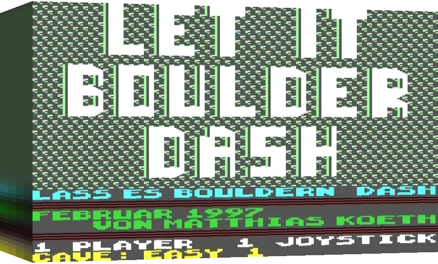 Let It Boulder Dash — box-3D (WOR)