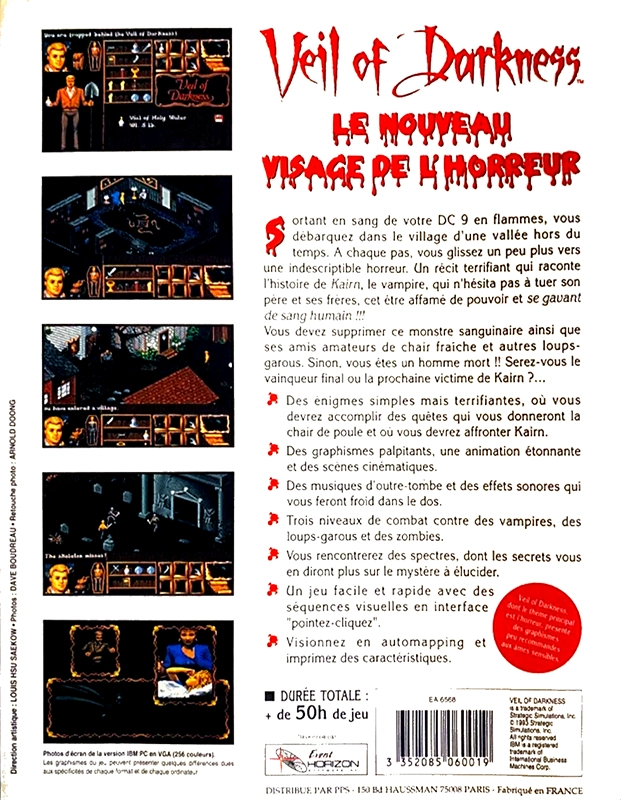 Veil Of Darkness — box-2D-back (FR)